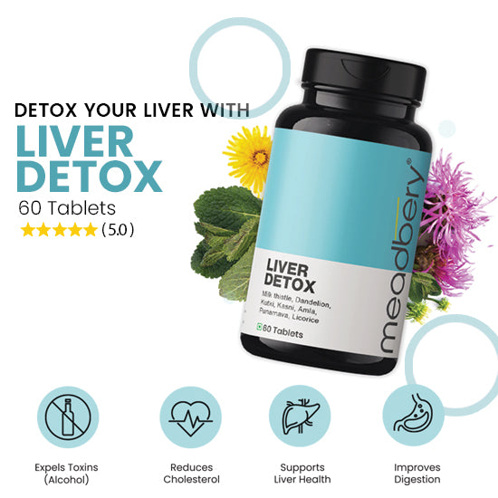 Meadbery Liver Detox The Only Potent Milk Thistle Supplement With The